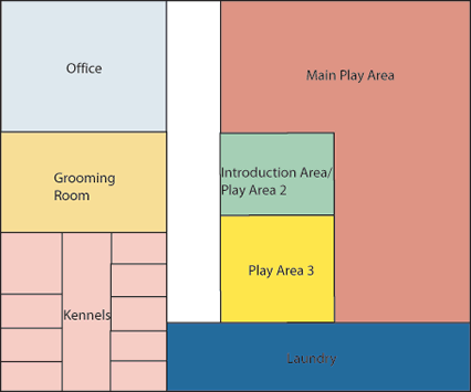 Floor plan of facilities